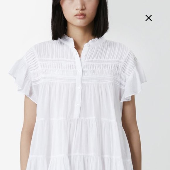 Marant Etoile royal blue Lanikaye mini dress with matching camisole - Picture 7 of 9